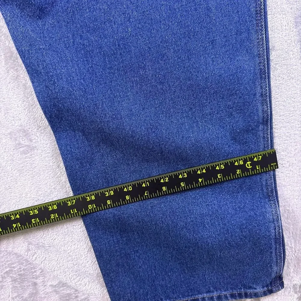 NWT Ben Davis Carpenter Pants Men’s 44x30 Indigo Blue Denim Workwear Style 778